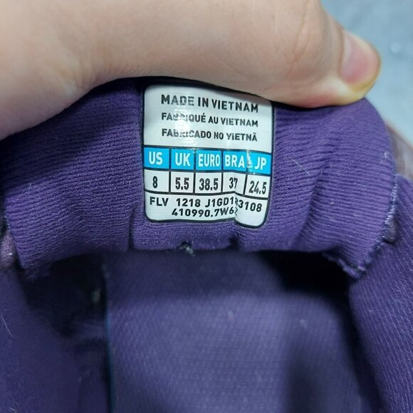 Mizuno Womens Running Shoes Purple Mesh Lace-Up Cushioned Athletic Sneakers Size - Picture 8 of 9